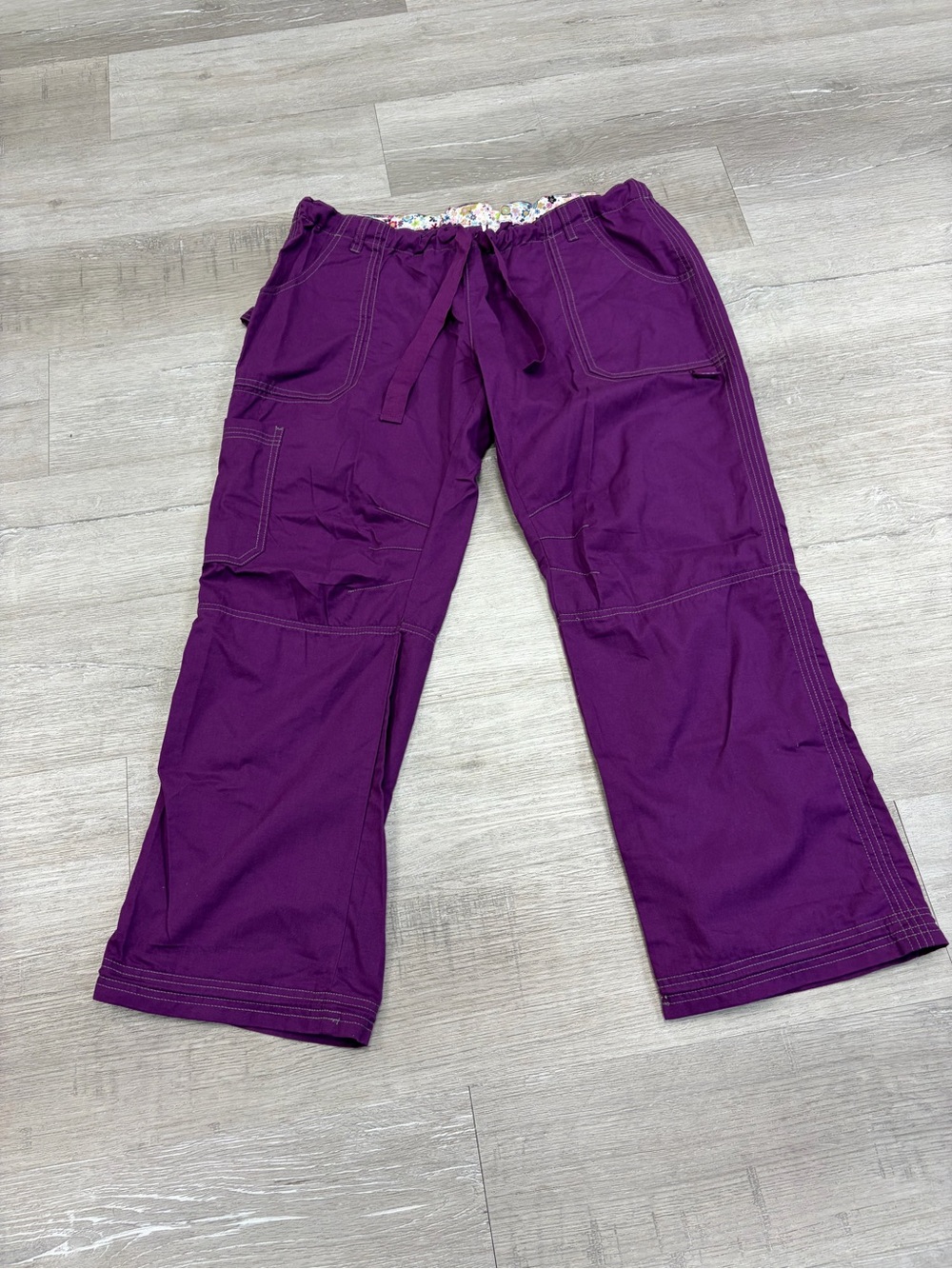 Koi Purple Women's Cargo Scrub Pants